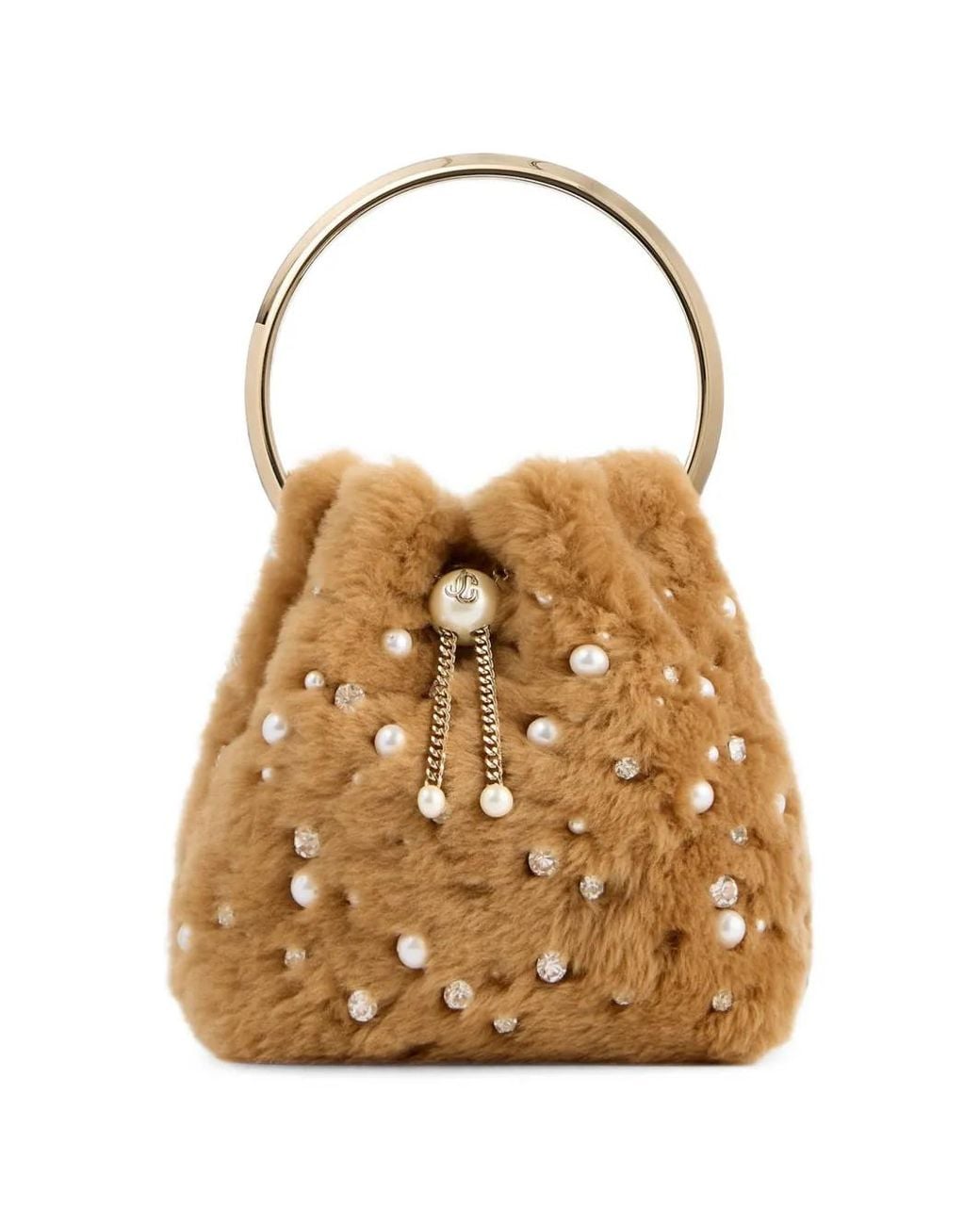 Jimmy Choo Natural Bon Bon Handbag