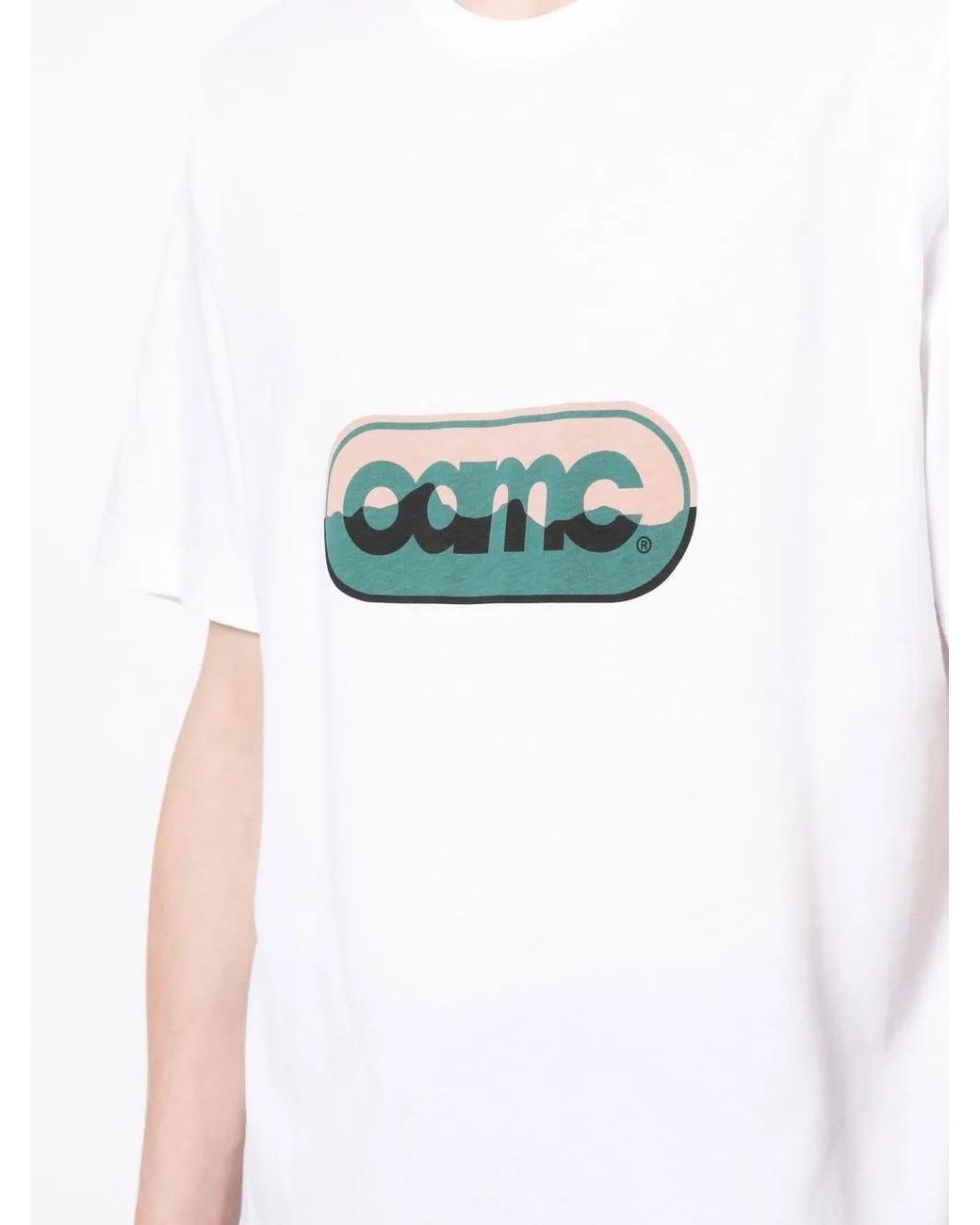 OAMC Blue Logo-Print T-Shirt for men