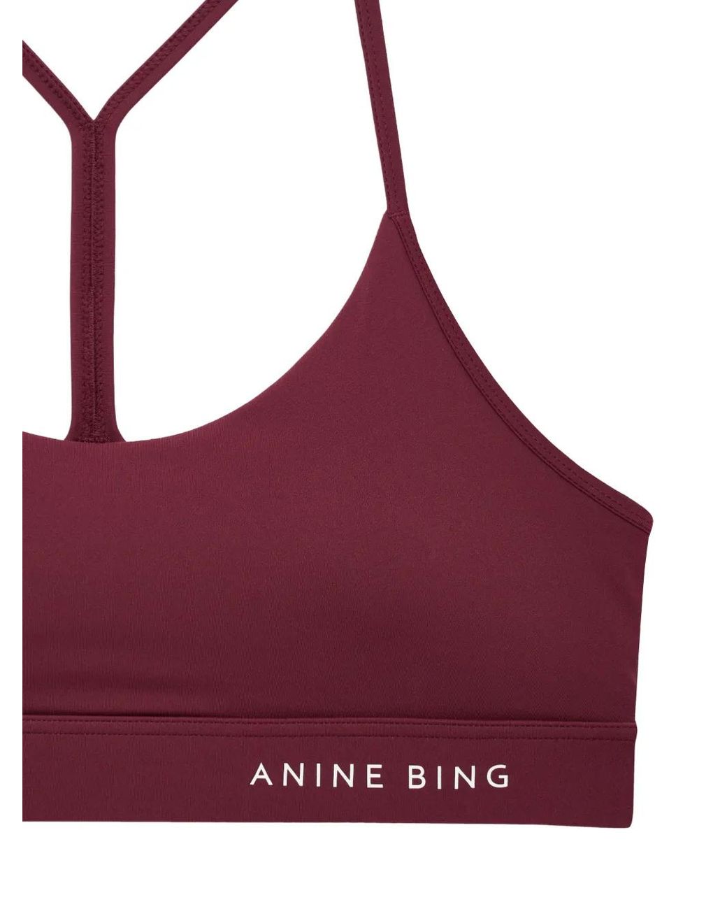 Anine Bing Purple Eve Bra