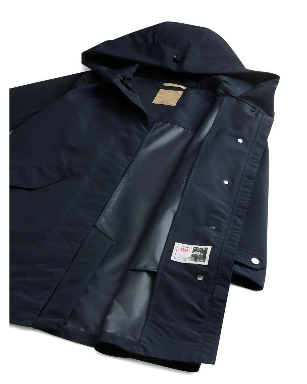 Woolrich Blue Summer Prescott 2L Hooded Parka