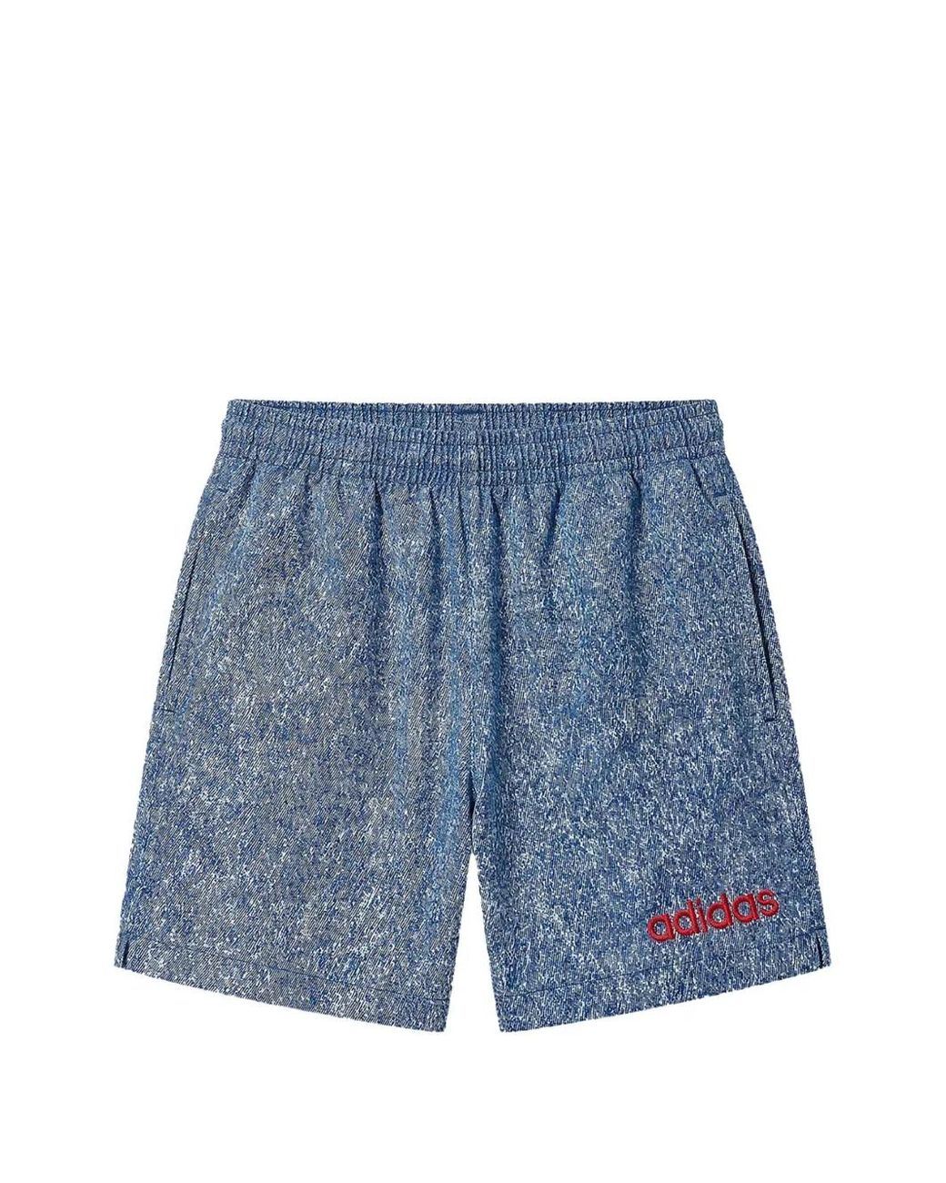 Adidas Blue Short À Imprimé Graphique for men