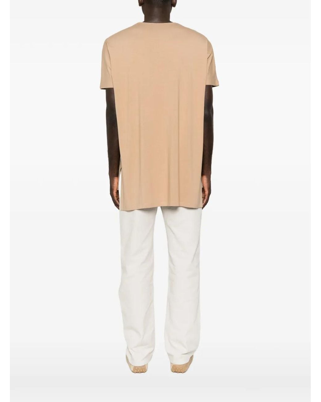 Nomen Nescio Natural Side-Slit T-Shirt