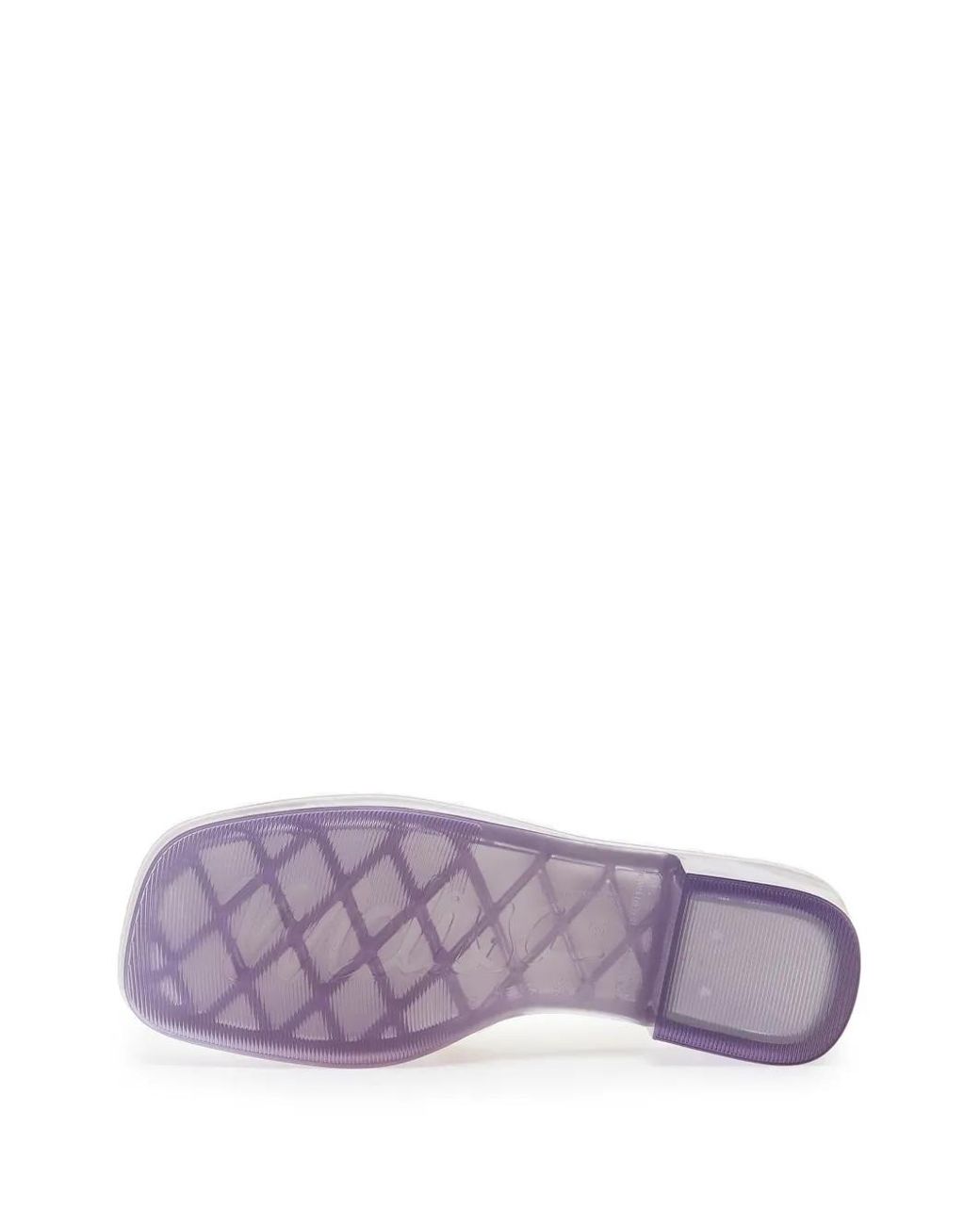 Melissa Pink Translucent Block-Heel Sandals
