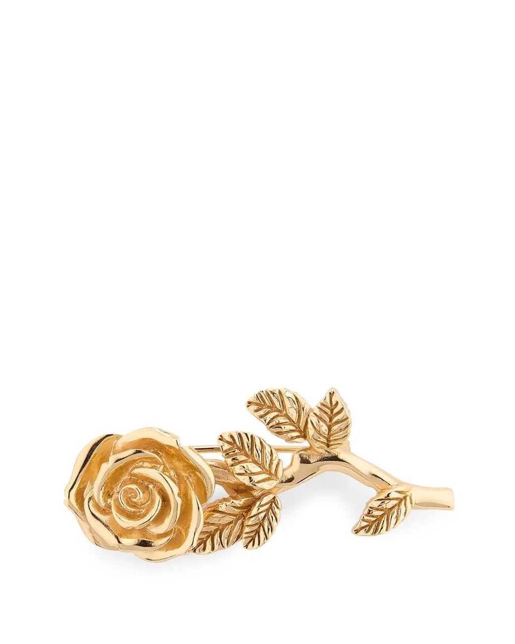 Emanuele Bicocchi Metallic Rose-Motif Brooch