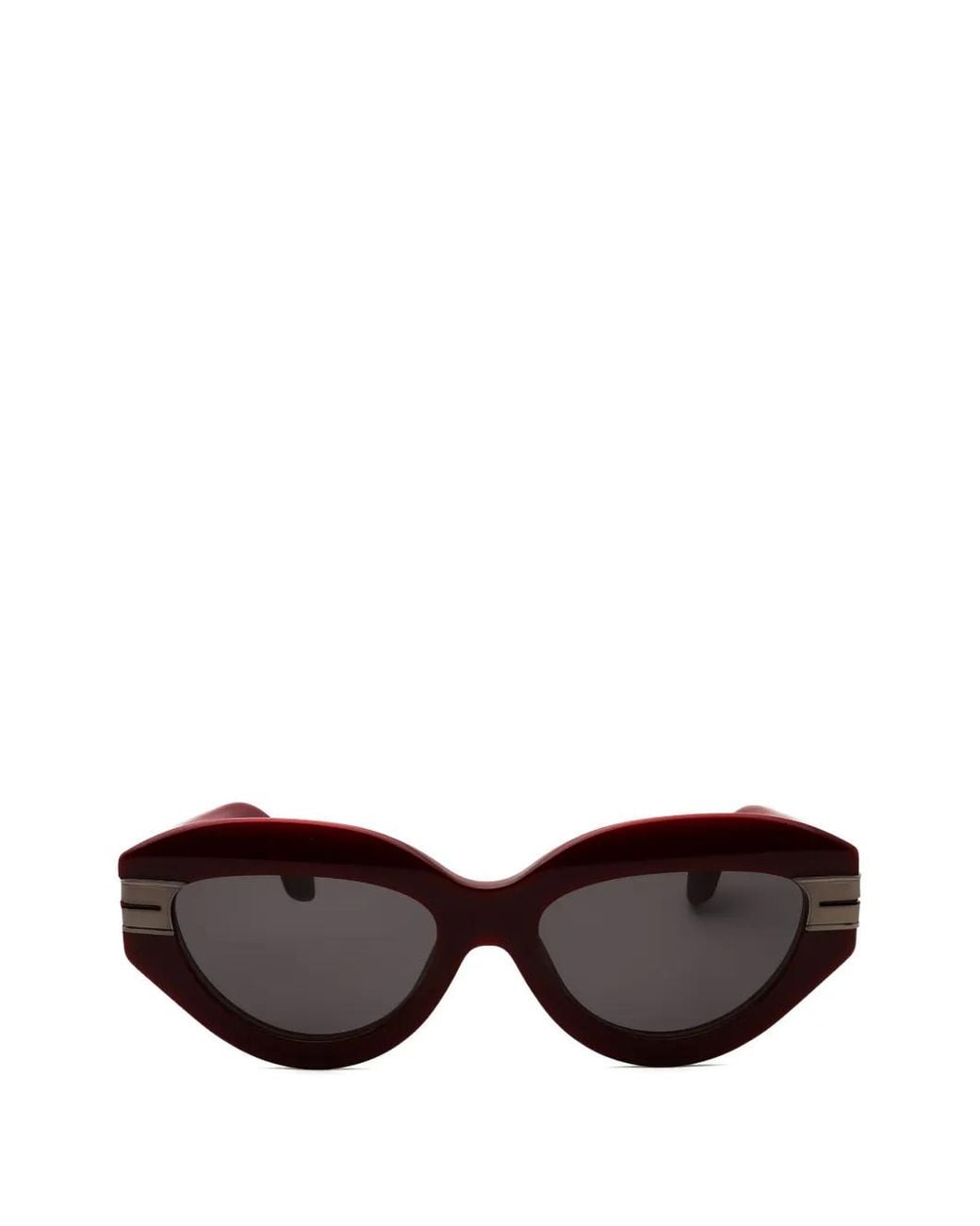 Palm Angels Brown Cat-Eye Sunglasses
