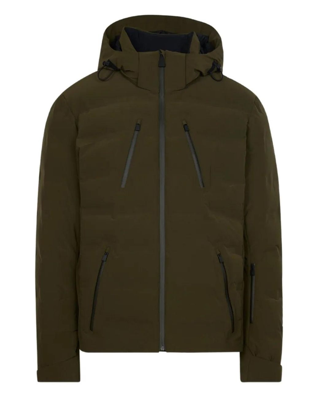 Giacca Con Cappuccio di Aztech Mountain in Green da Uomo
