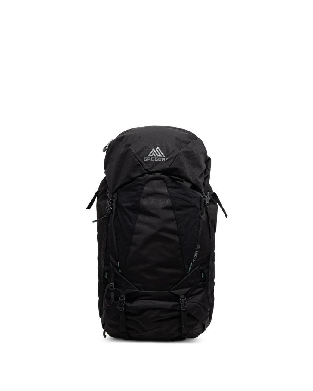 Gregory Black Stout 55L Buckle-Fastening Backpack