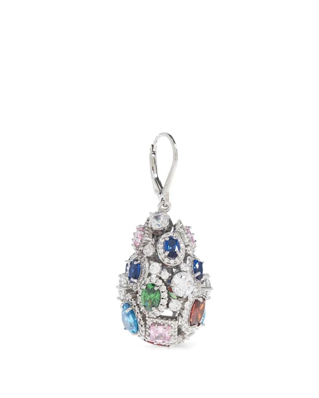 Maison Margiela Blue Teardrop Earrings
