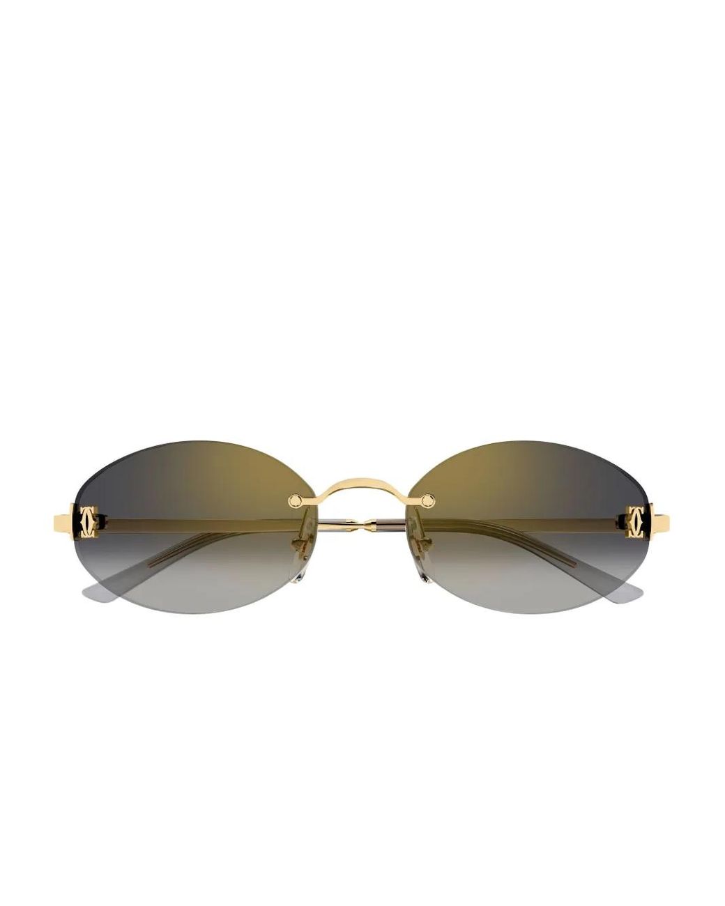 Cartier Metallic C De Cartier Sunglasses