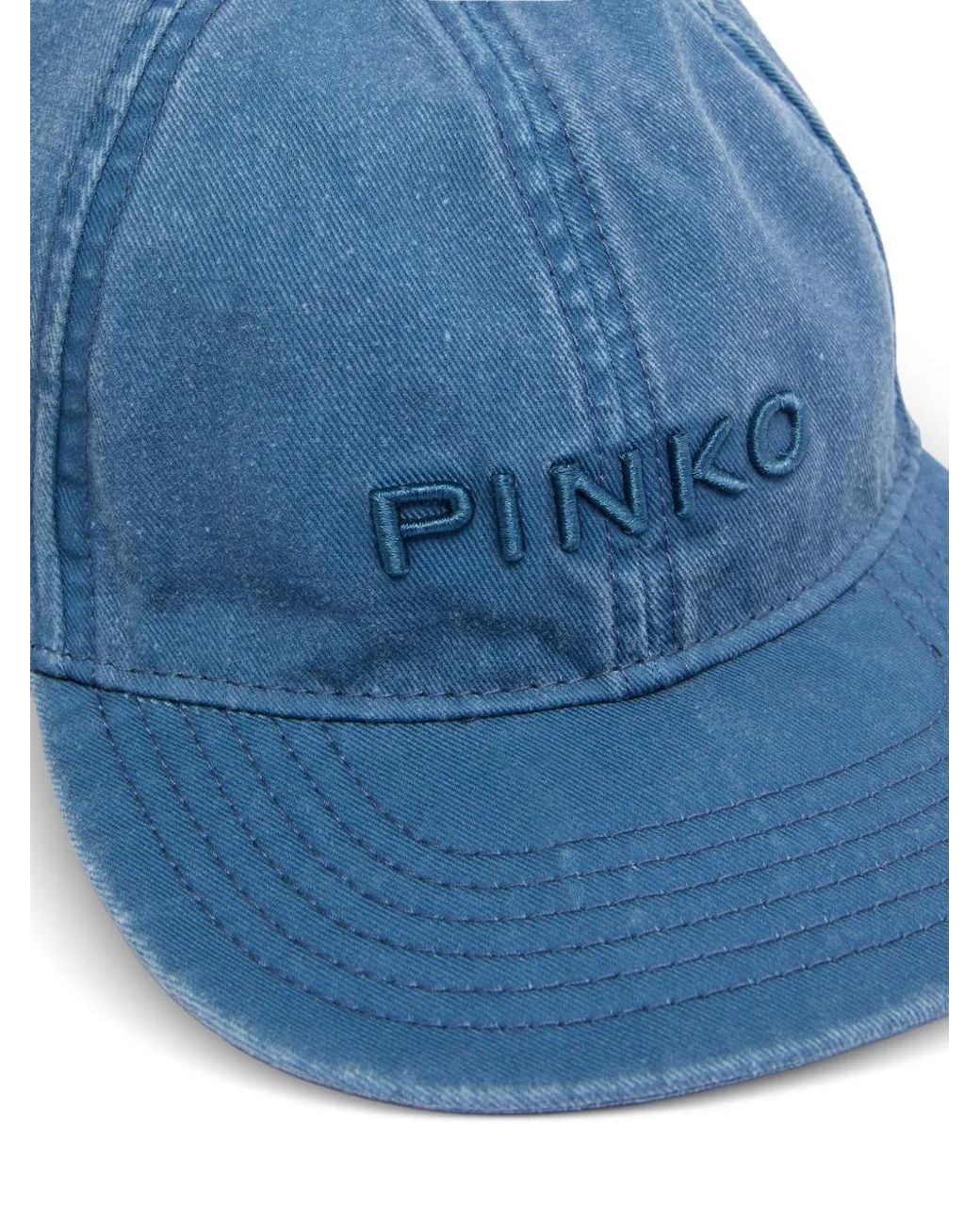 Pinko Blue Mütze mit Stickerei