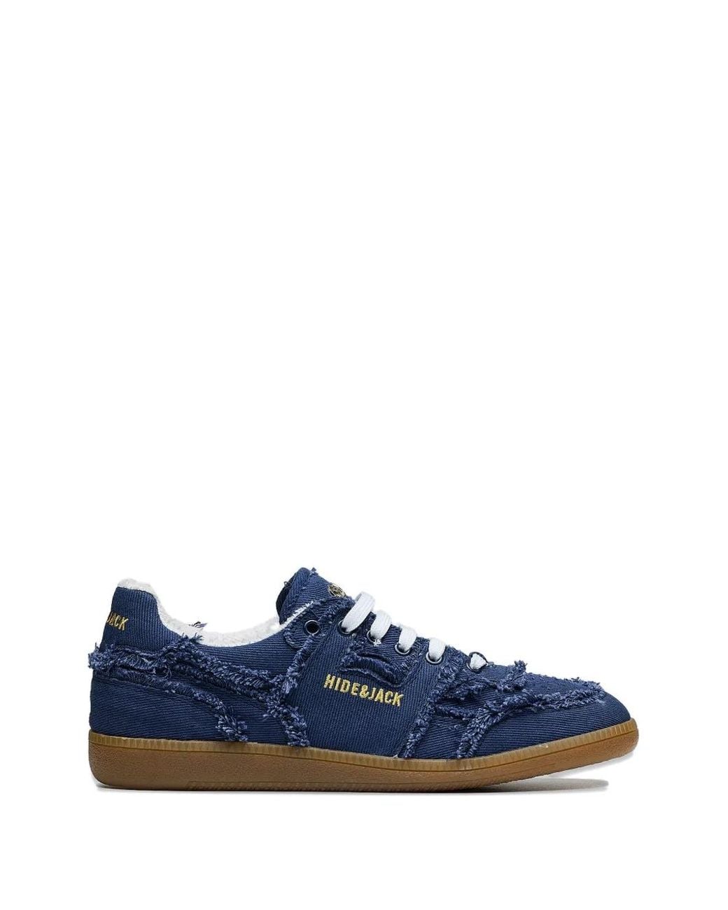 HIDE & JACK Blue Shaggy Sneakers