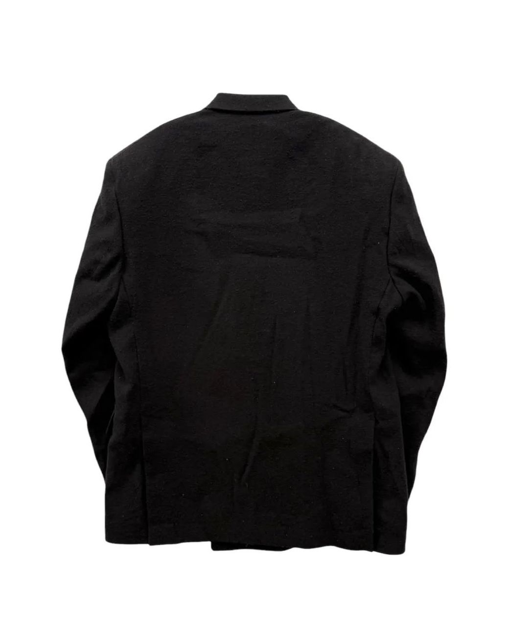 Omar Afridi Black Double-Breasted Tailored Jacket for men