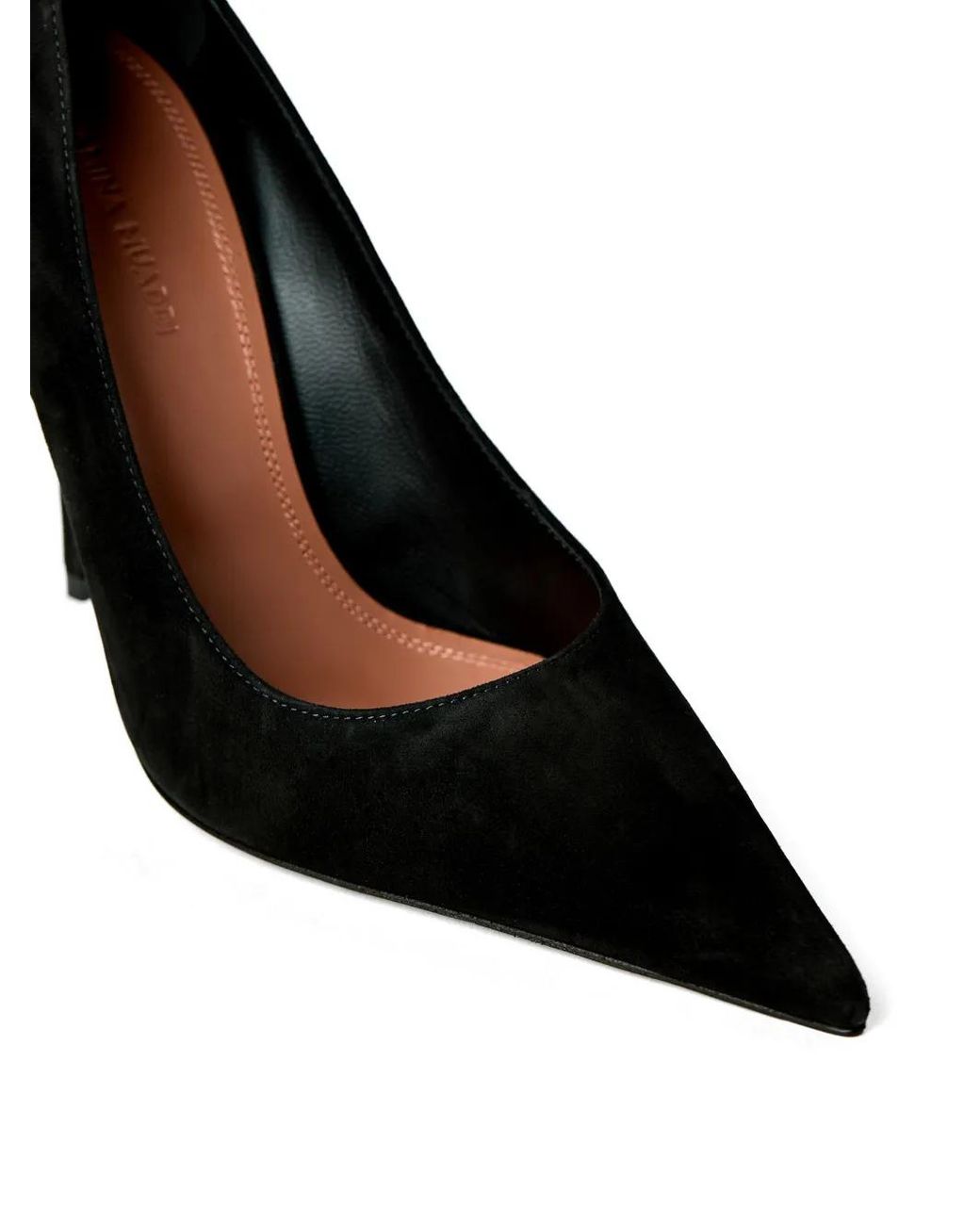 AMINA MUADDI Black Barbara Pointed Pumps