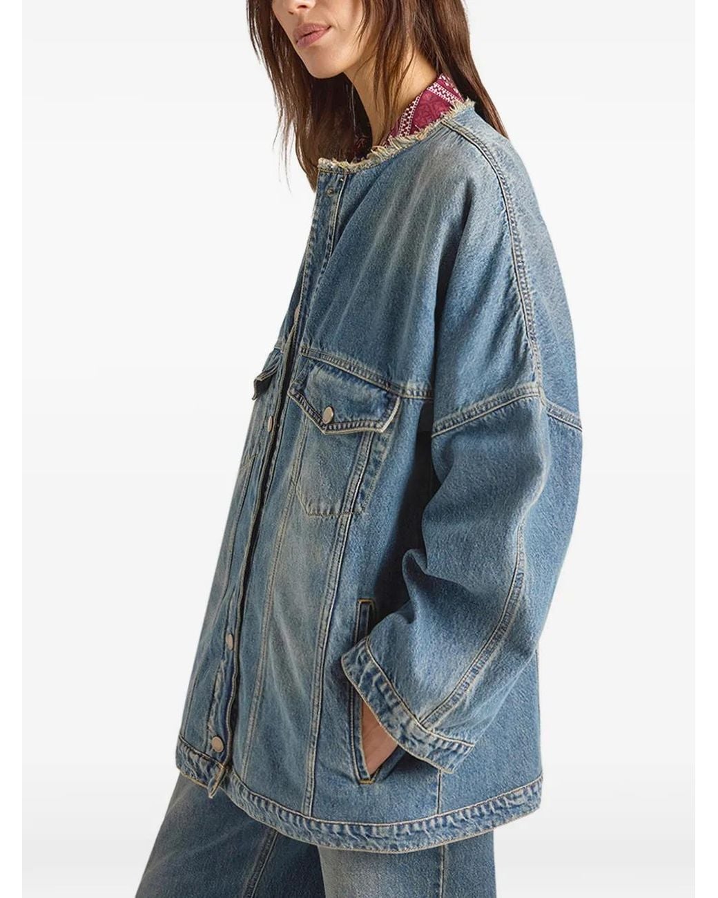 Momoní Blue Heima Oversized Denim Jacket