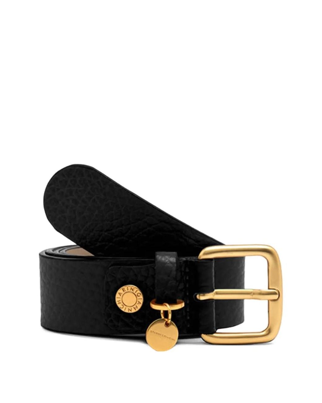 Gianni Chiarini Black Buckle Belt