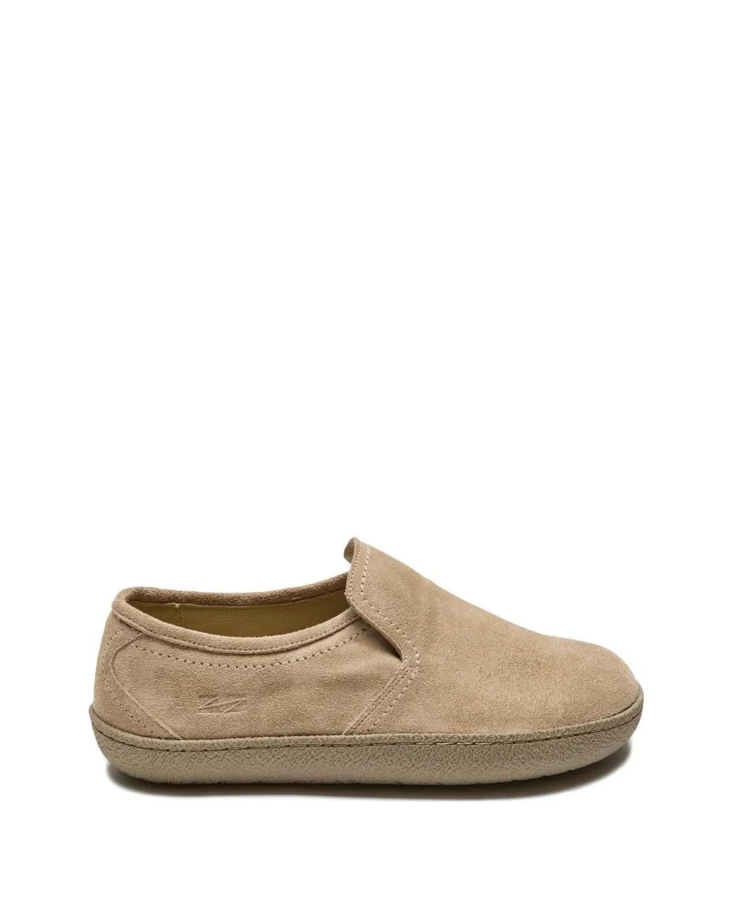 Suicoke White Logo-Detail Loafers
