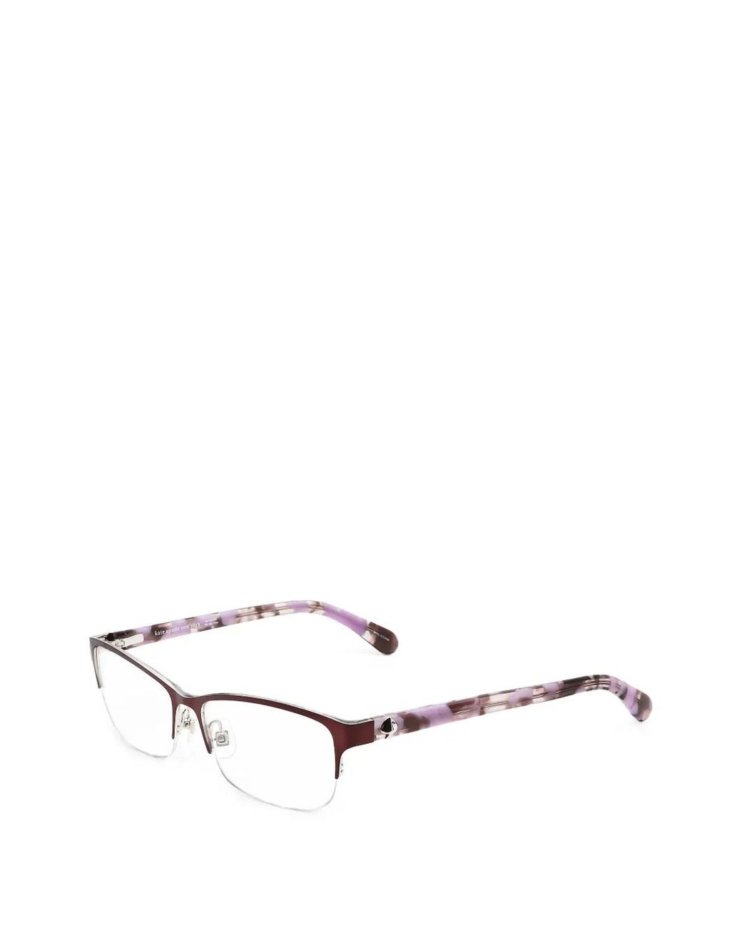 Kate Spade White Marnie Rectangle-Frame Glasses