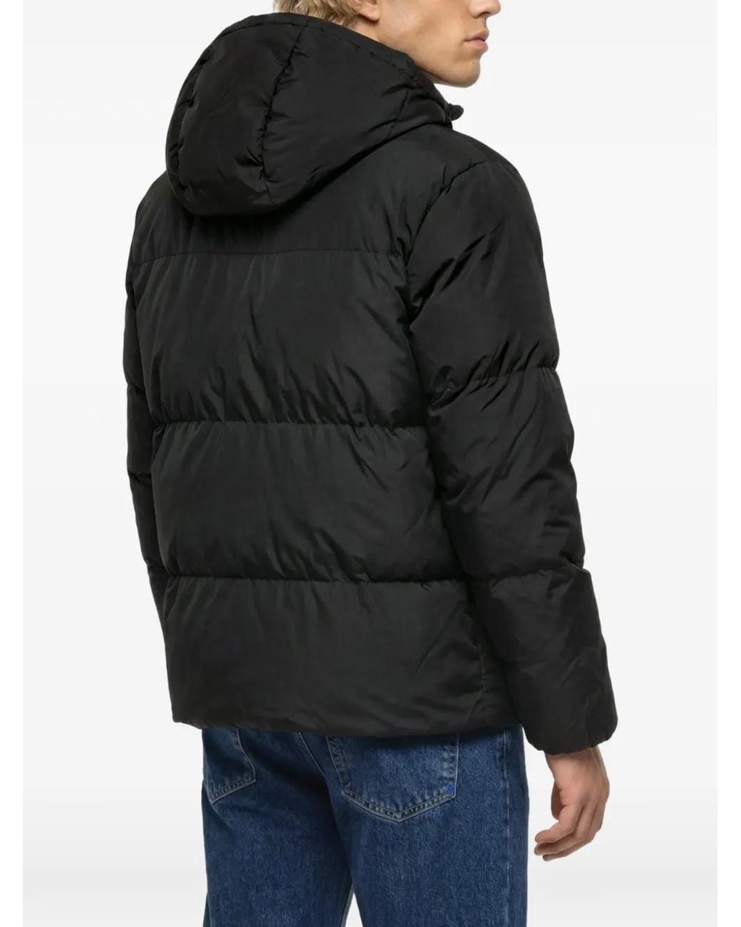 Karl Lagerfeld Black Veste Matelassée for men