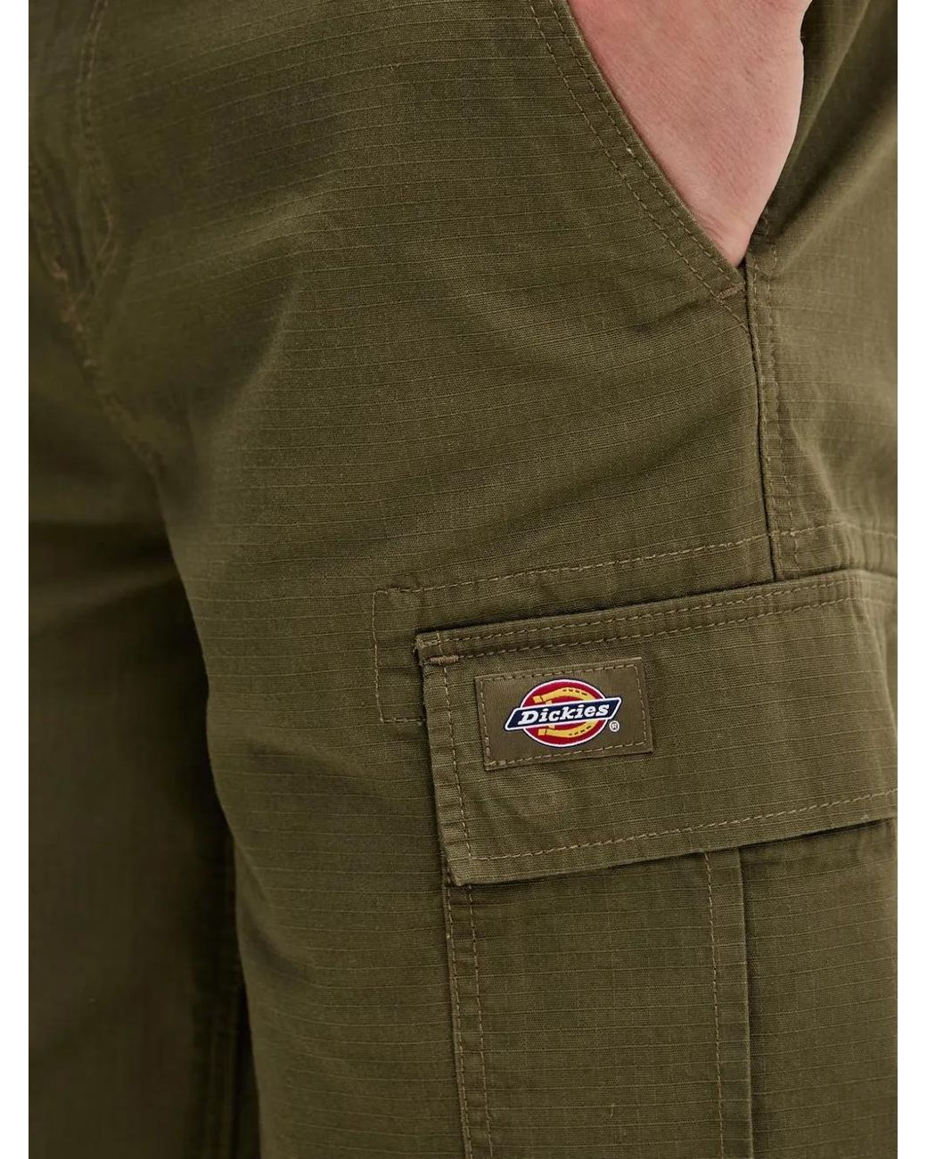 Dickies Green Ripstop Cargo Shorts for men