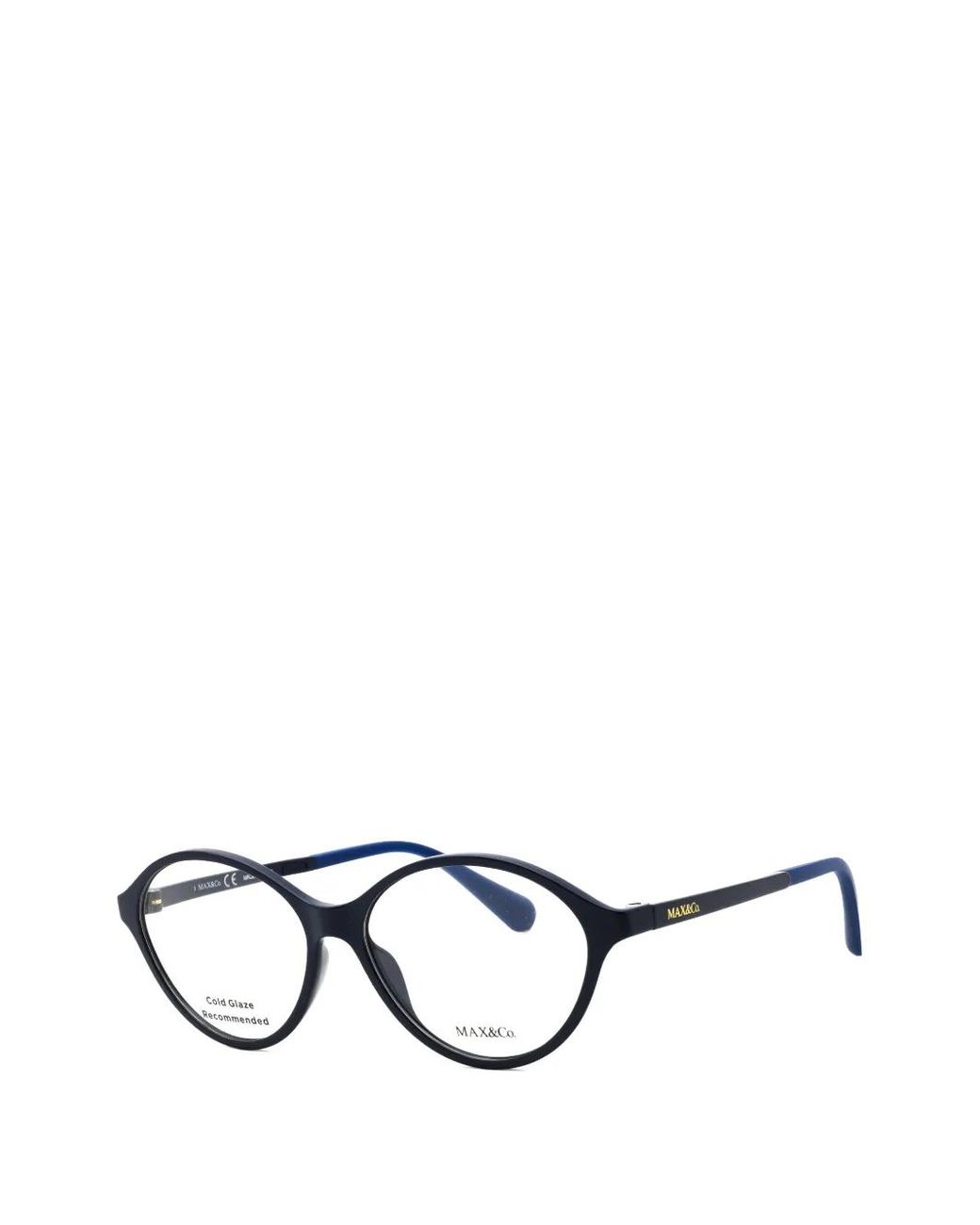 MAX&Co. Black Oval-Frame Glasses