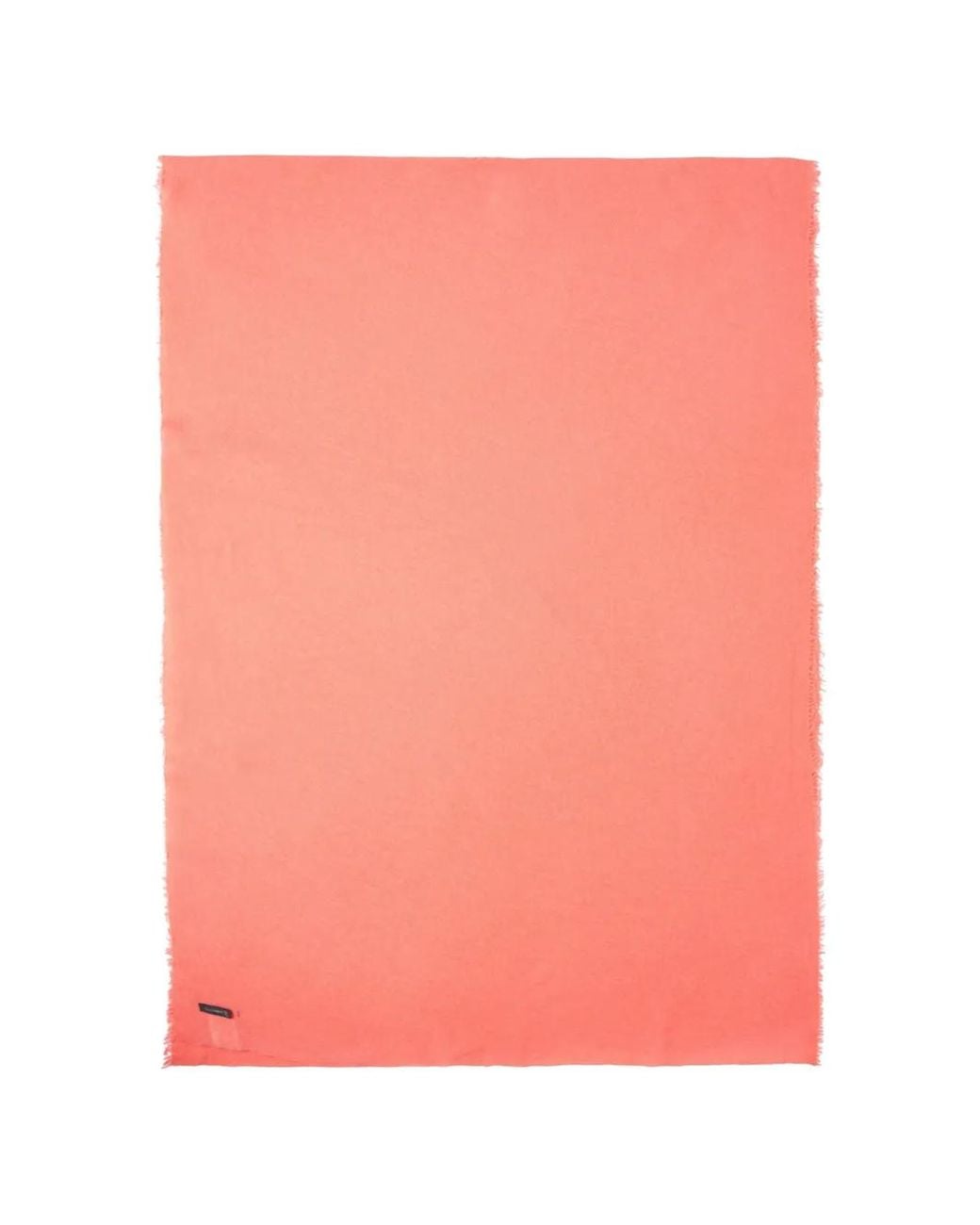 Faliero Sarti Pink Adriel Frayed Scarf