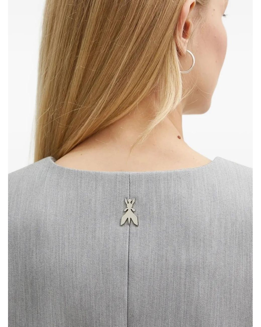Patrizia Pepe White V-Neck Vest