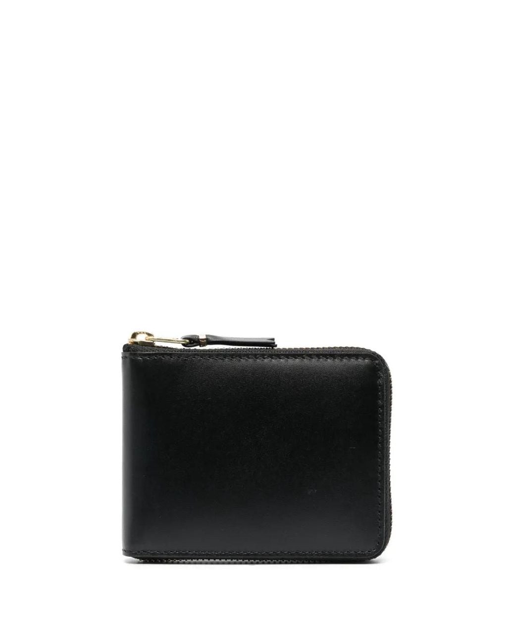 Comme des Garçons Black Leather Zip-Around Wallet
