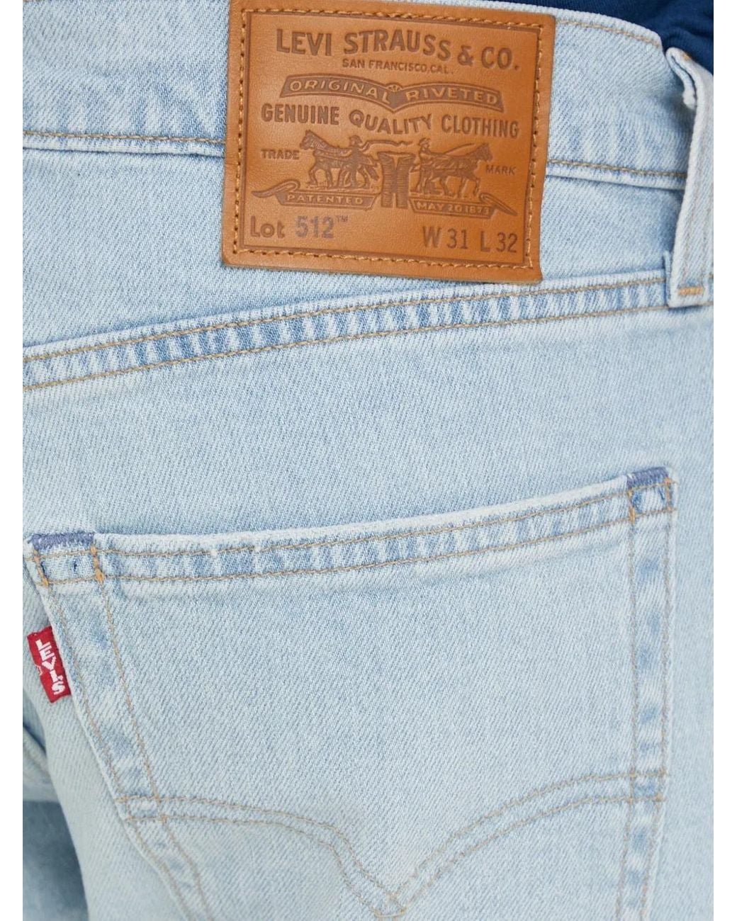 Levi's Blue 512 Tapered Jeans for men