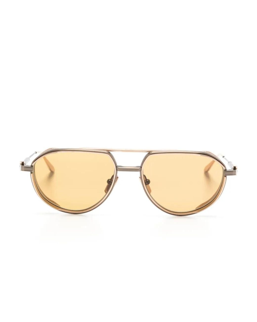 Akoni Natural Skyracer Aks 511 Pilot-Frame Sunglasses