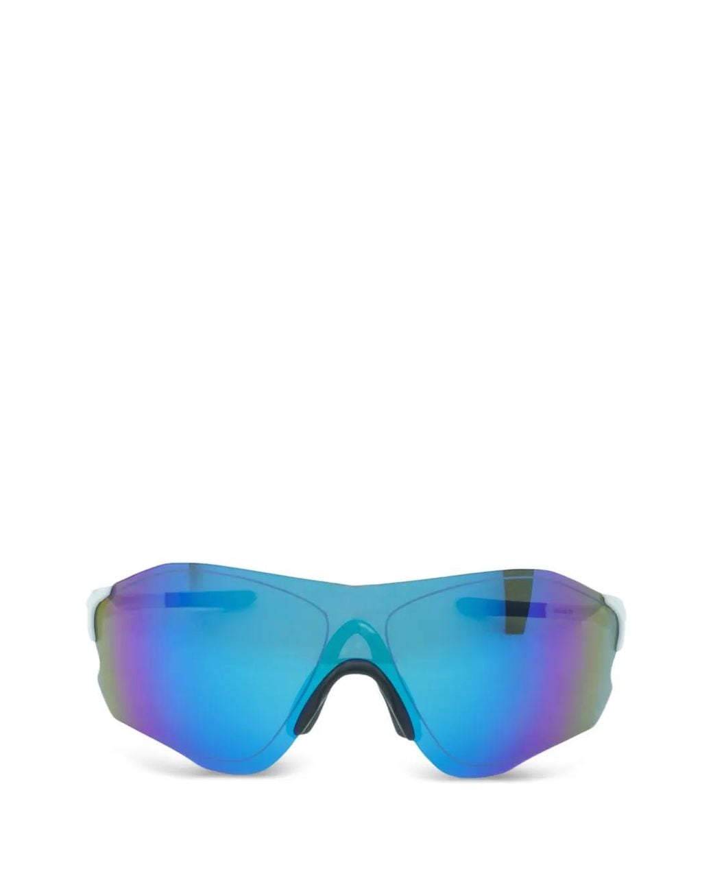 Oakley Blue Evzero Path Geometric-Frame Sunglasses for men
