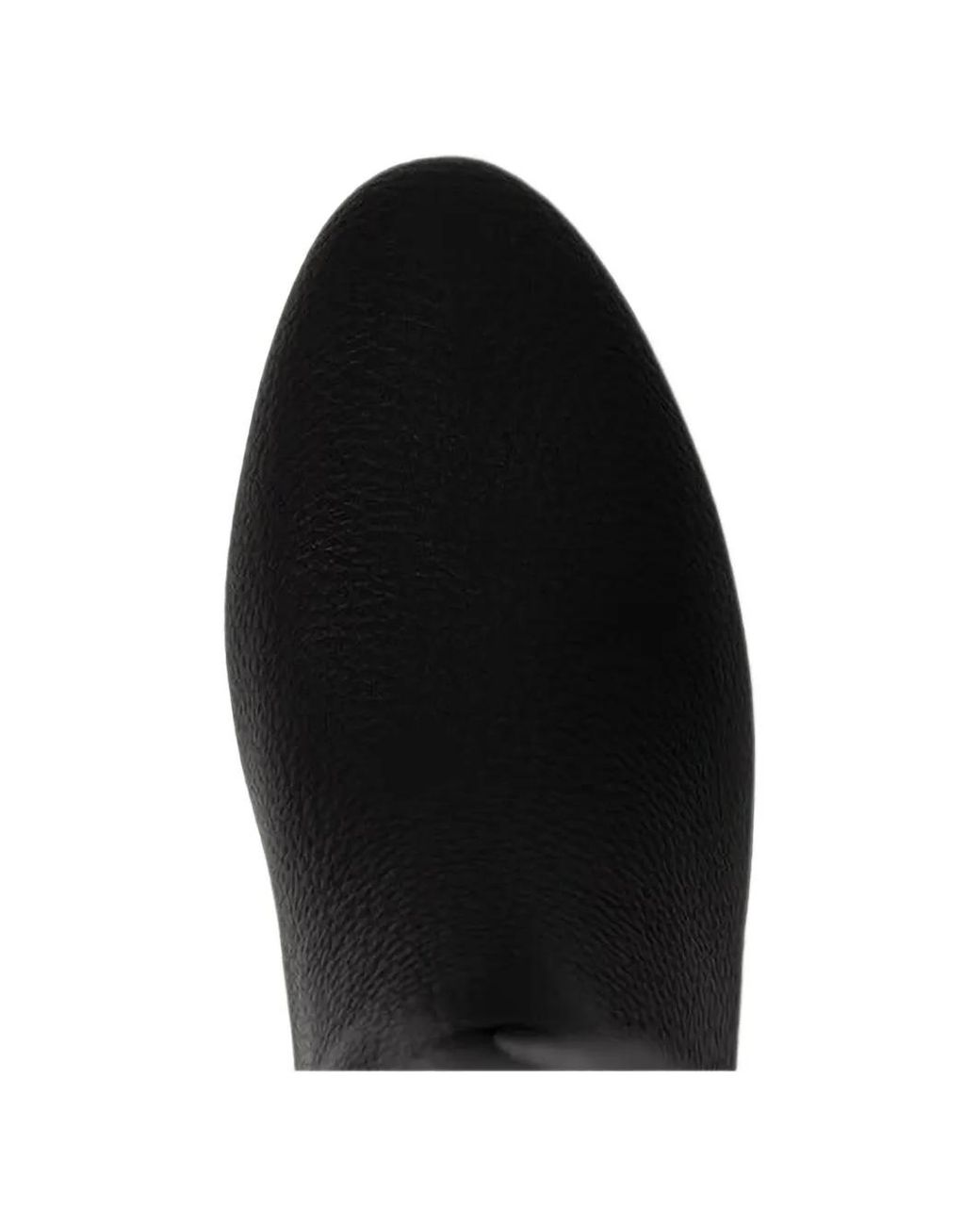 Guess Black Elliana Logo-Plaque Pebbled-Effect Boots