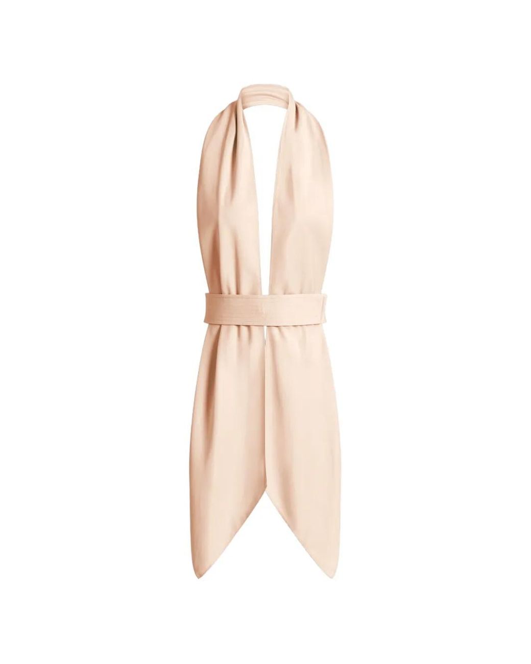 Alberta Ferretti White Foulard Top
