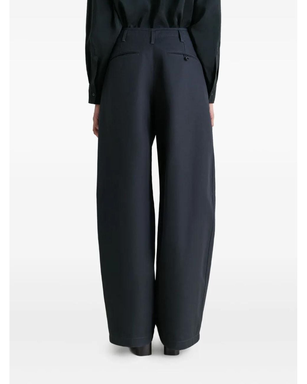 Lemaire Blue Large Chino Trousers