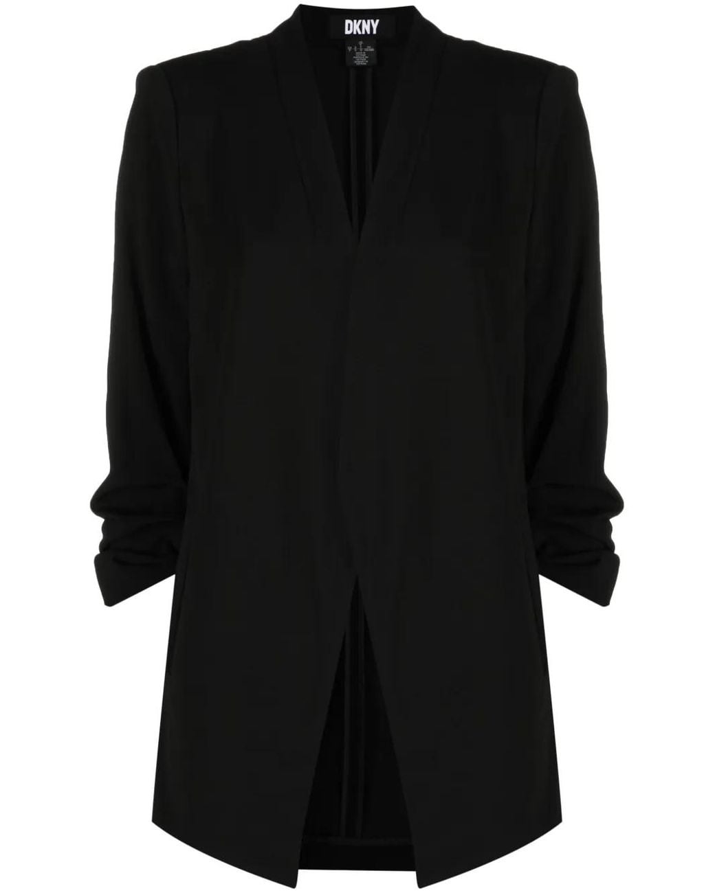 DKNY Black Open-Front Blazer