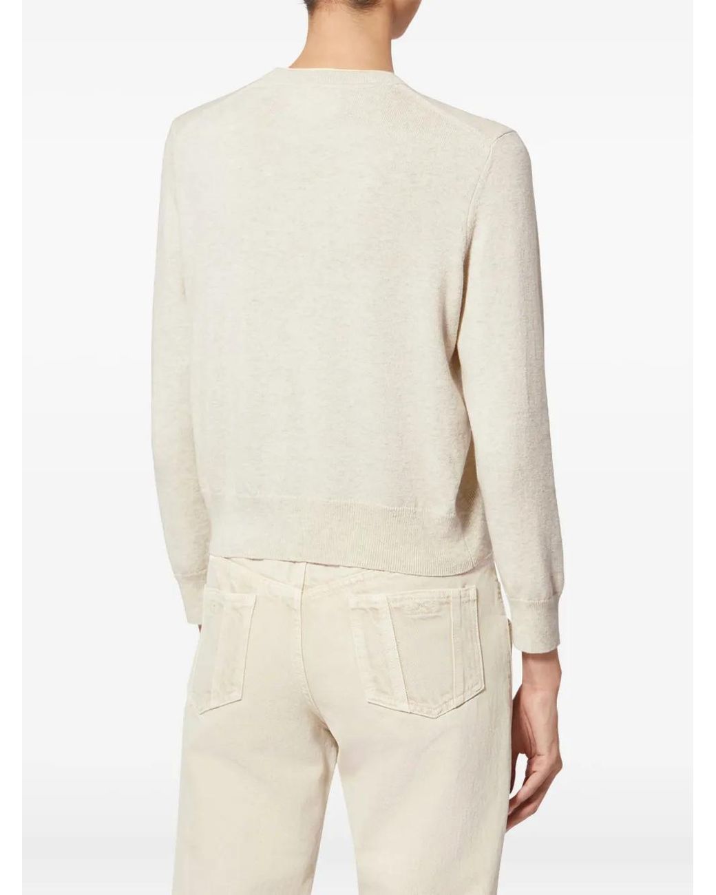 Isabel Marant White Logo Sweater