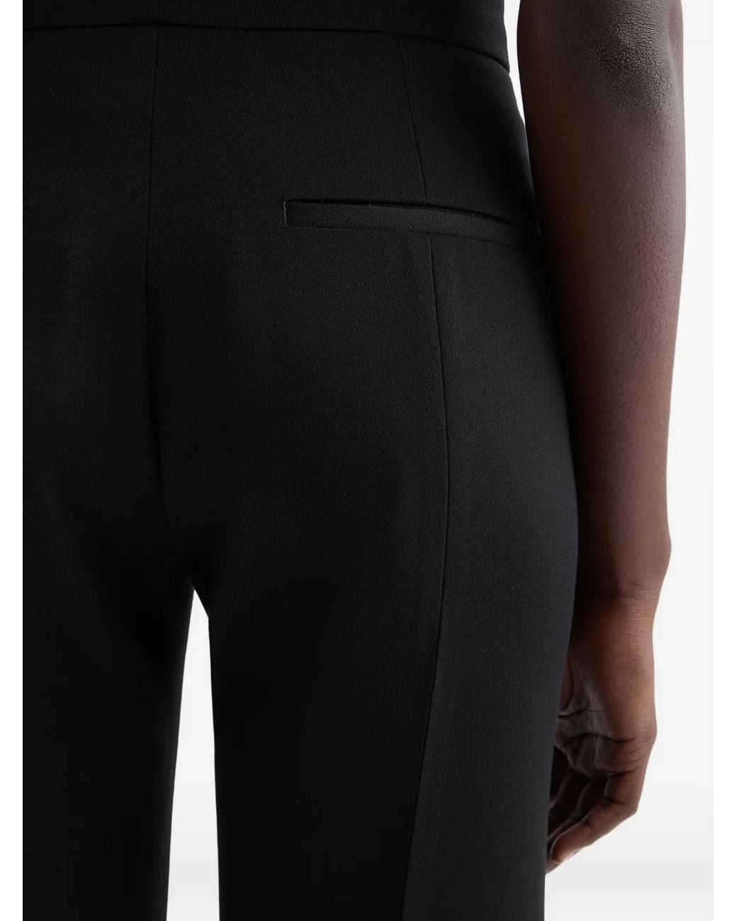 Jil Sander Flared Broek in het Black