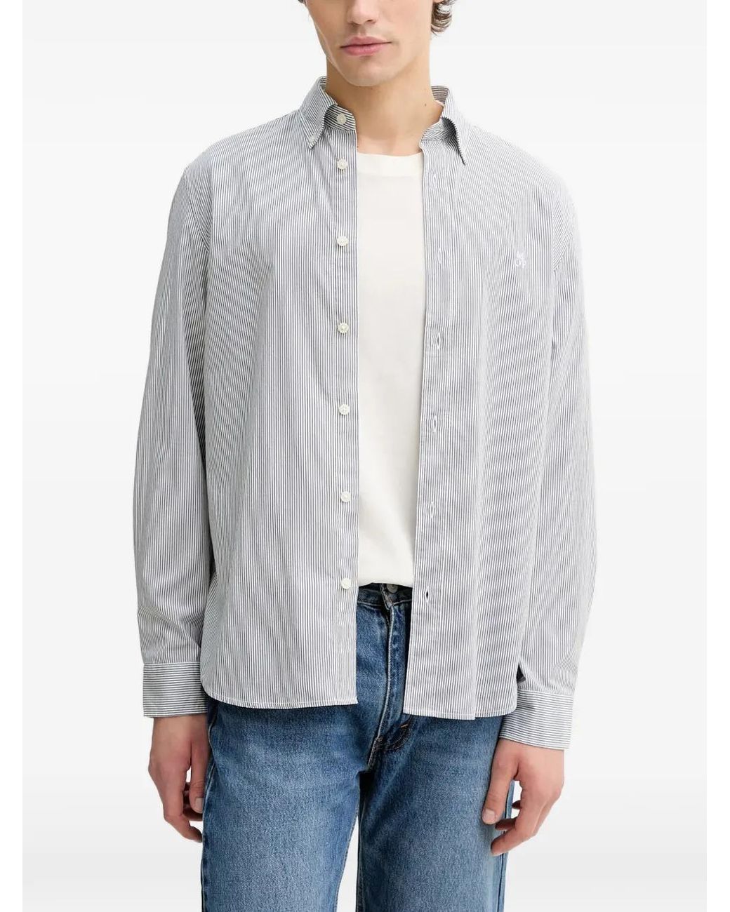 Marc O' Polo Button-Down Overhemd in het Gray voor heren