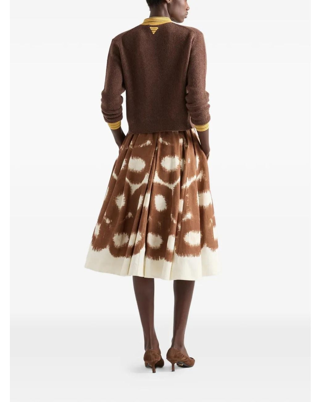 Prada Brown Cashmere Cardigan