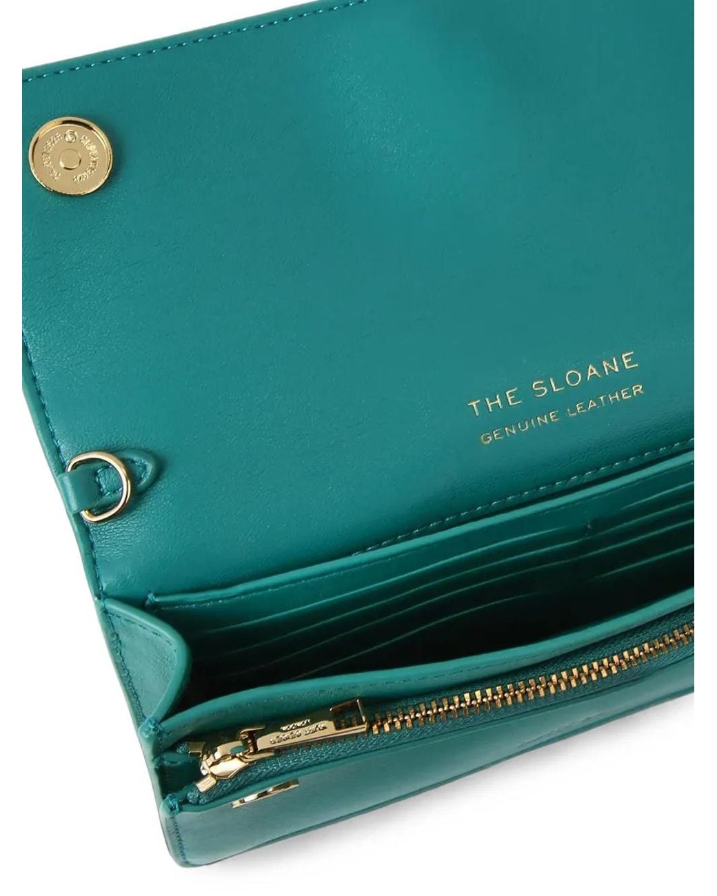 Kurt Geiger Green Sloane Eagle-Head Mini Bag