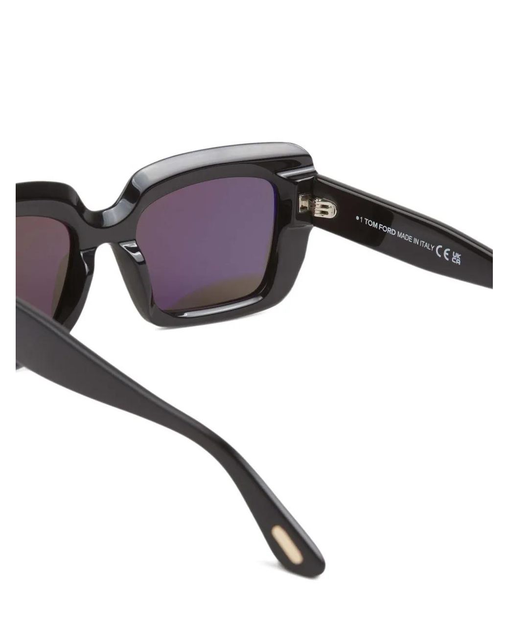 Tom Ford Gray Rectangle-Shape Sunglasses