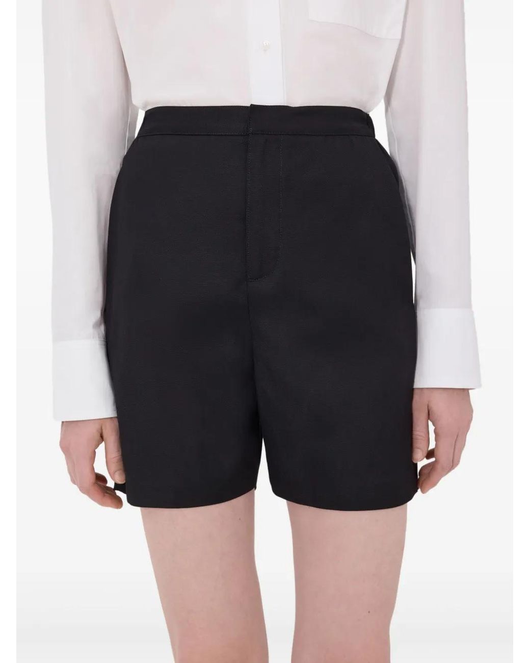 Loulou de Saison Blue Ivan Elasticated Shorts