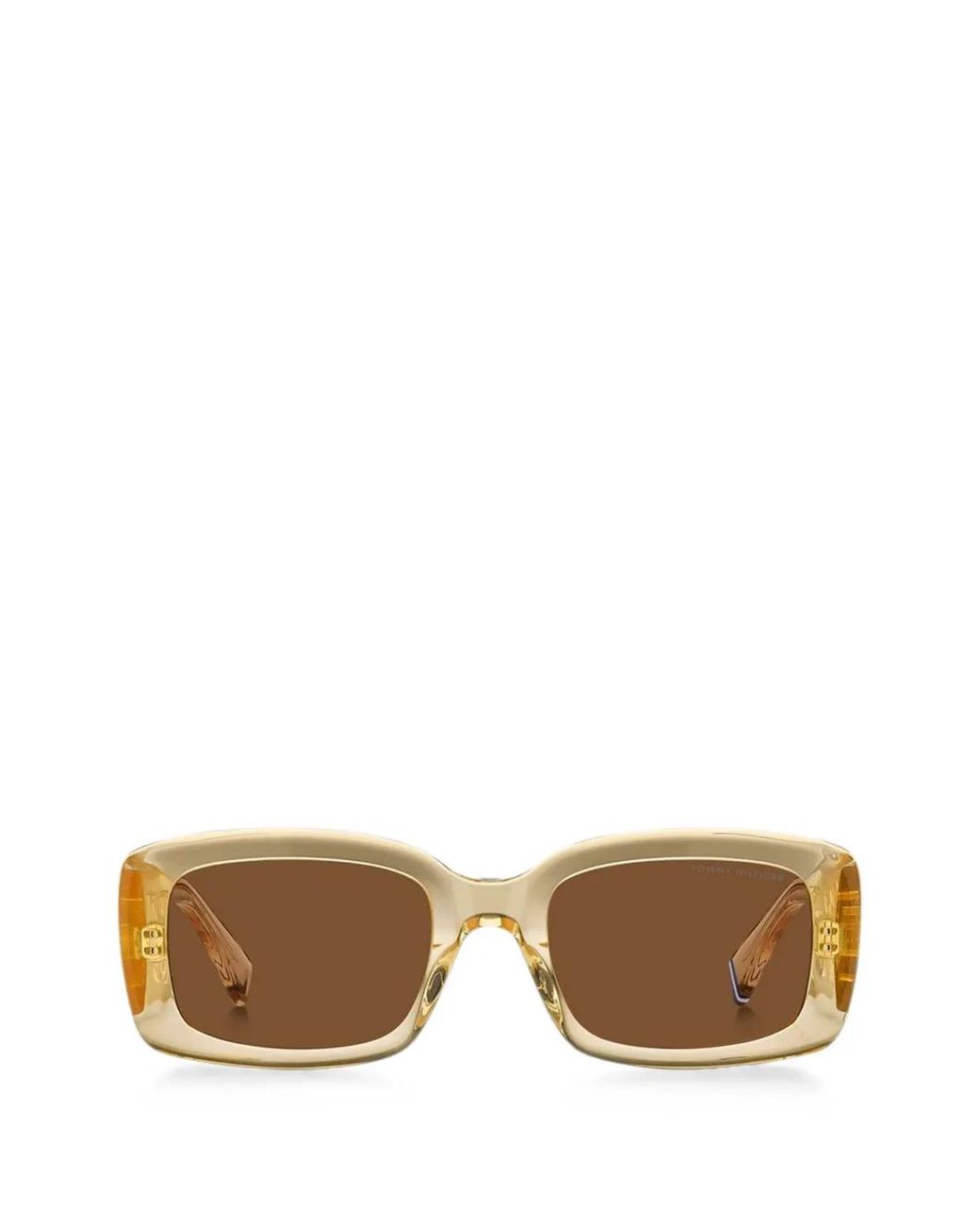 Tommy Hilfiger Orange Rectangle-Frame Sunglasses