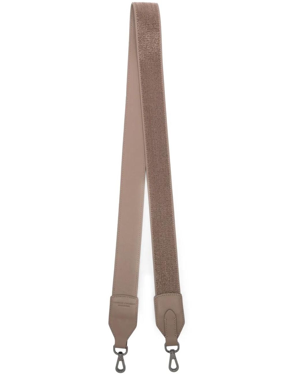 Brunello Cucinelli Natural Precious Leather Bag Strap