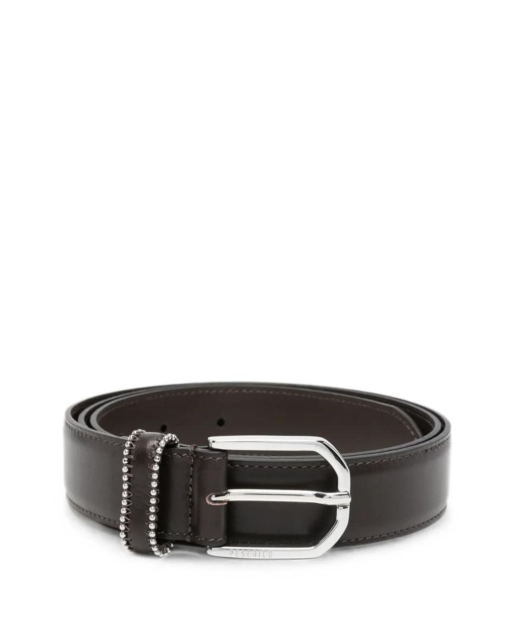Peserico Black Gürtel Mit Perlen