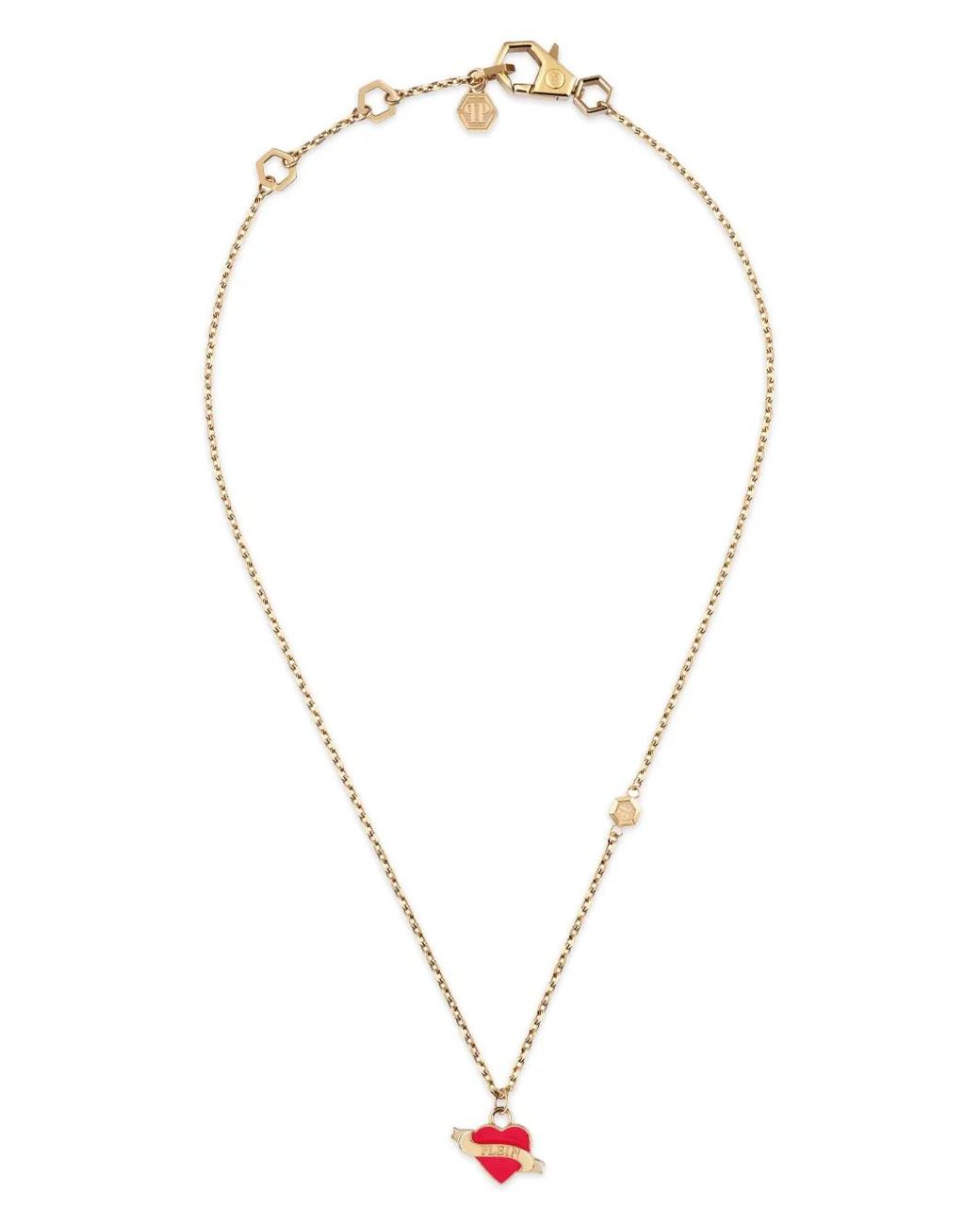 Philipp Plein Multicolor Valentine Pendant Necklace