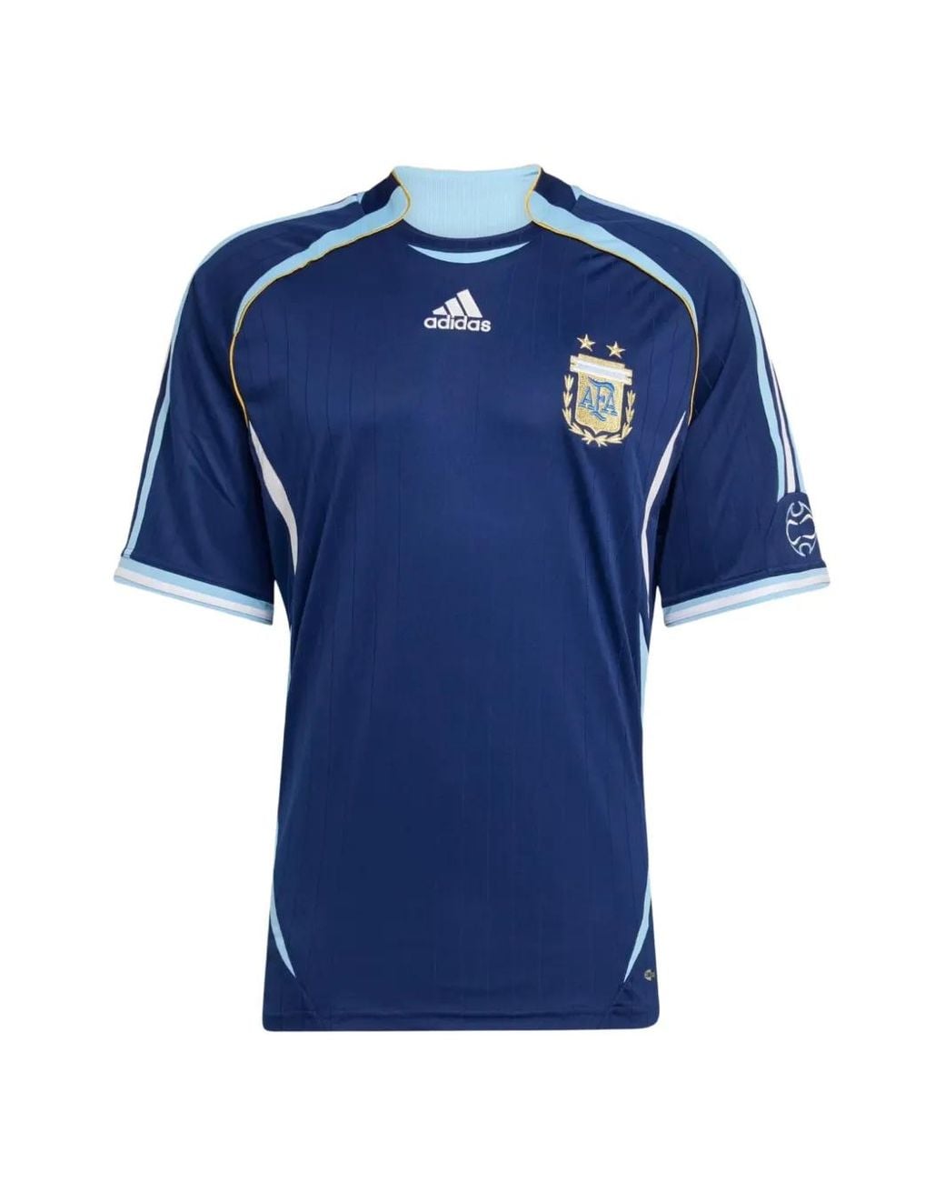 Adidas Blue Argentina Away Jersey T-Shirt 2006 for men