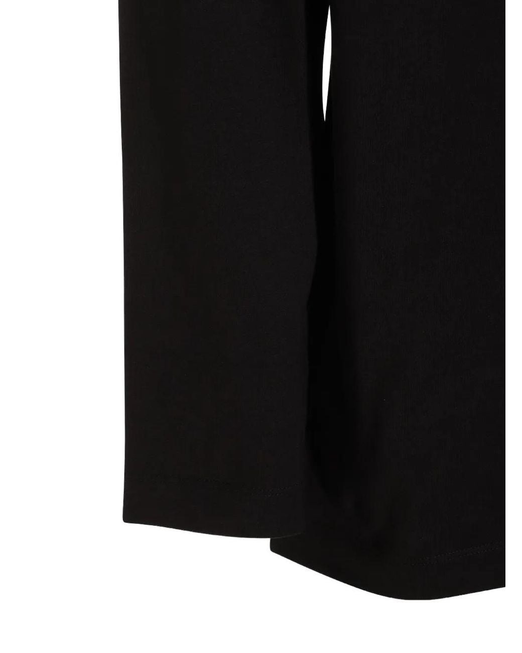 Y-3 Black Logo-Print Long-Sleeve T-Shirt
