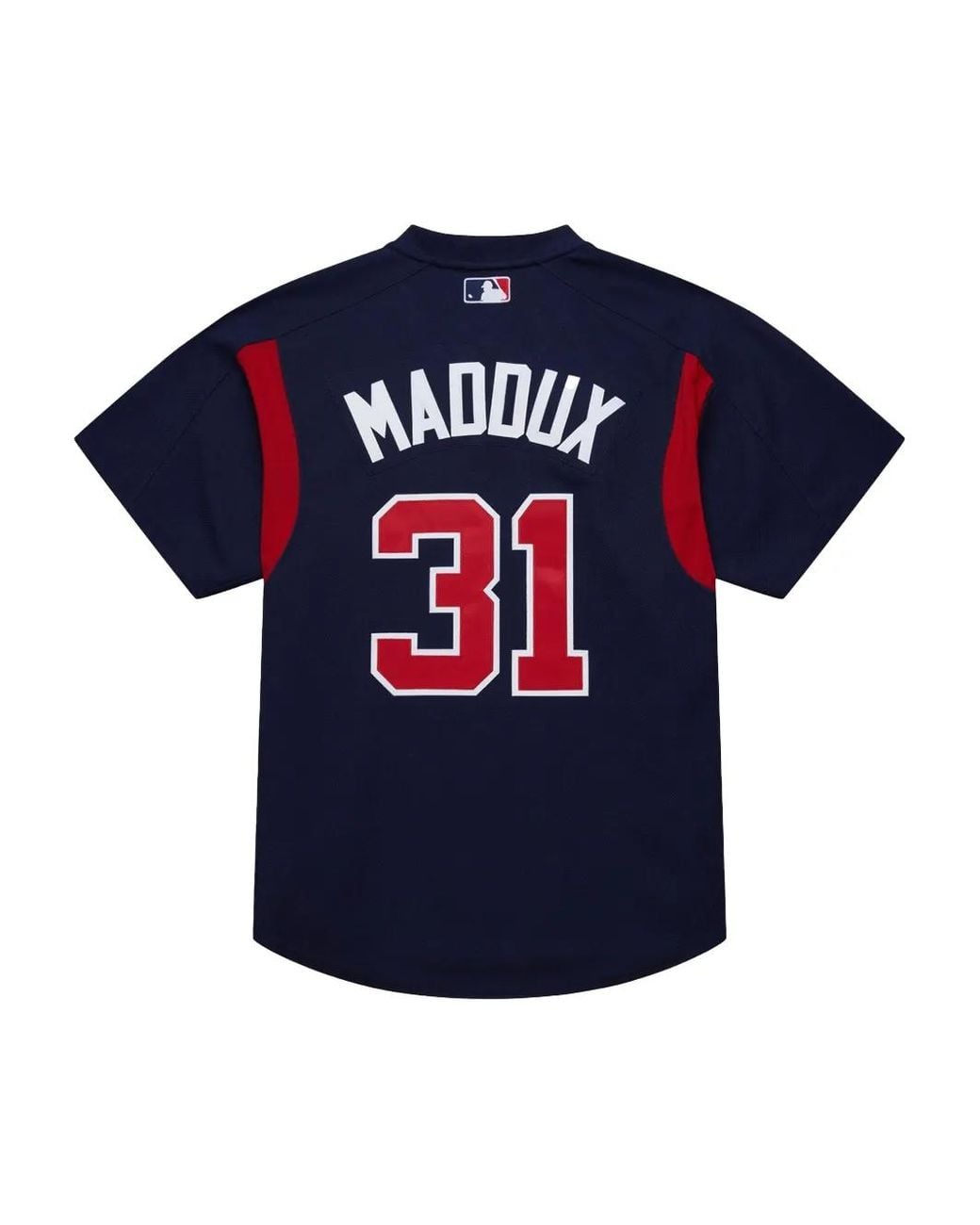 Mitchell & Ness Blue Buttoned Practice Jersey for men