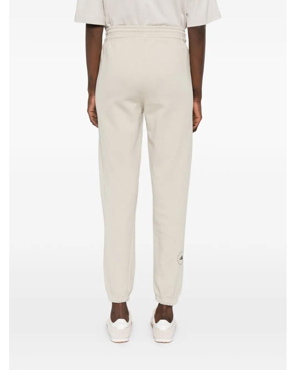Adidas By Stella McCartney White Drawstring Performance Trousers