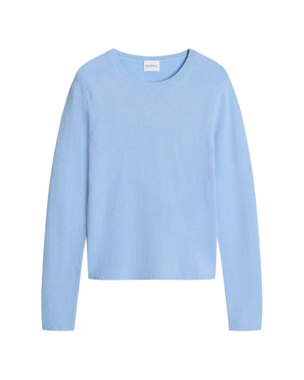Closed Blue Crew-Neck Long-Sleeve Sweater